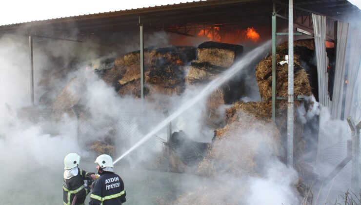 300 Ton Saman Kül Oldu