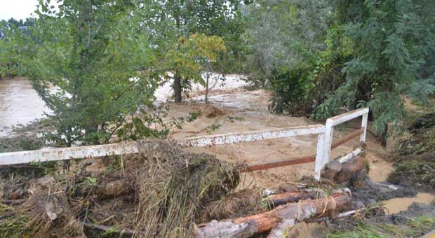 Dere Taştı, Tarım Arazileri Sular Altında Kaldı