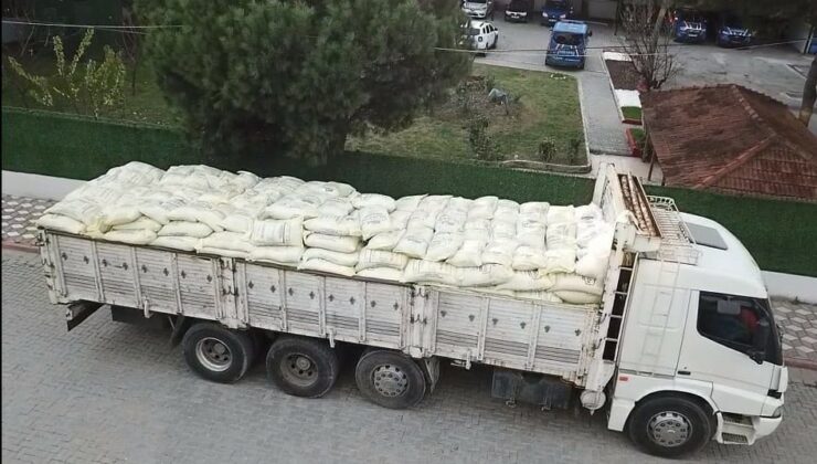 35 Ton Kaçak Gübre Ele Geçirildi!