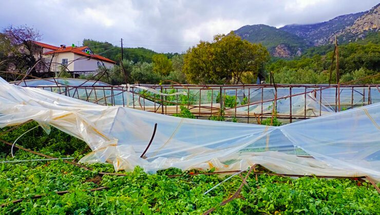 Seydikemer’De Hortum Seraları Yıktı Geçti