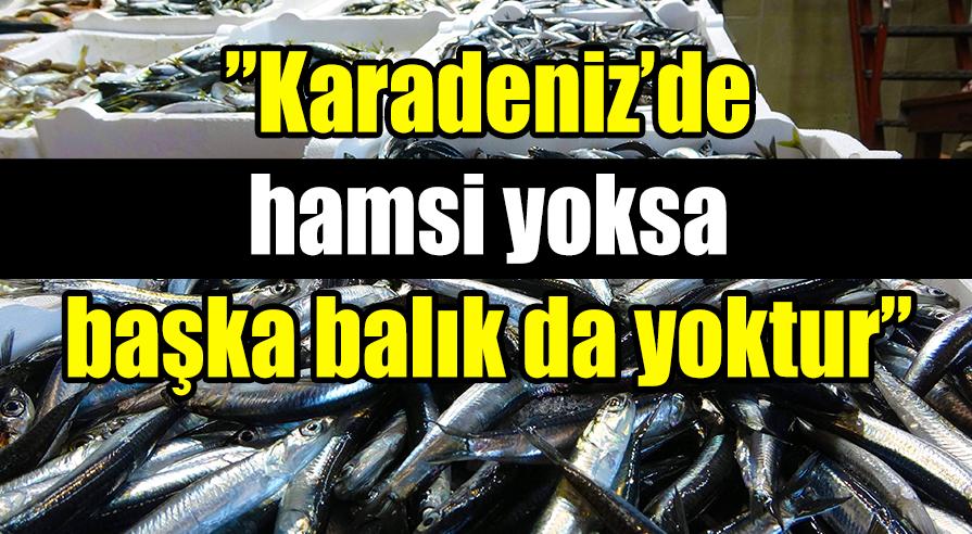 ”Karadeniz’de hamsi yoksa, başka balık da yoktur”