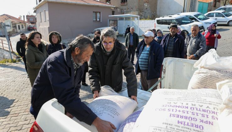 Belediyeden Gübre Desteği