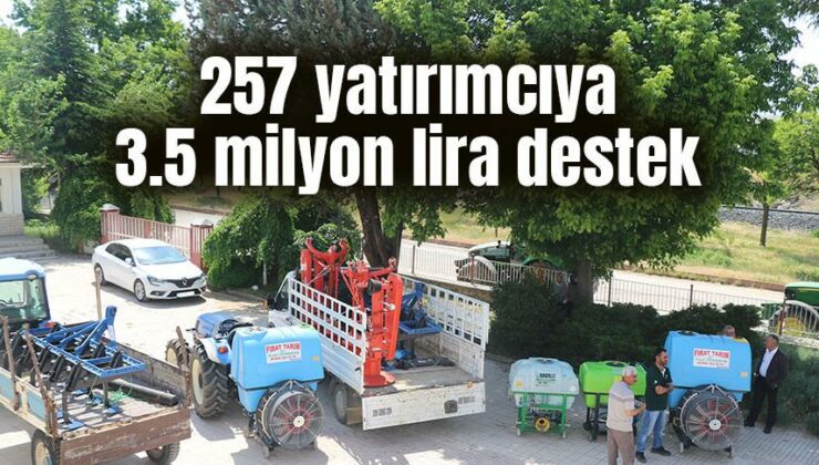 257 Yatırımcıya 3.5 Milyon Lira Destek