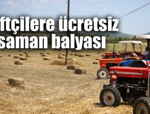 Çiftçilere Ücretsiz Saman Balyası