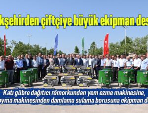 Büyükşehirden Çiftçiye Büyük Ekipman Desteği!