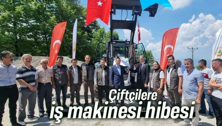 Çiftçilere Iş Makinesi Hibesi