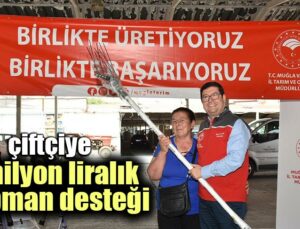 Çiftçiye 9 Milyon Liralık Ekipman Desteği