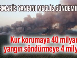 Kur Korumaya 40 Milyar, Yangın Söndürmeye 4 Milyar!