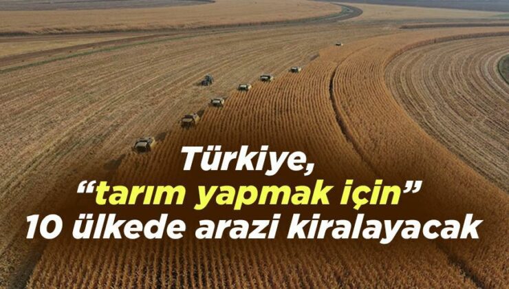 Türkiye, “Tarım Yapmak Için” 10 Ülkede Arazi Kiralayacak