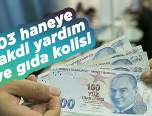 103 Haneye Nakdi Yardım Ve Gıda Kolisi