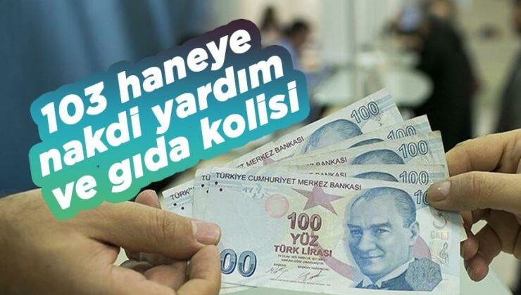 103 Haneye Nakdi Yardım Ve Gıda Kolisi