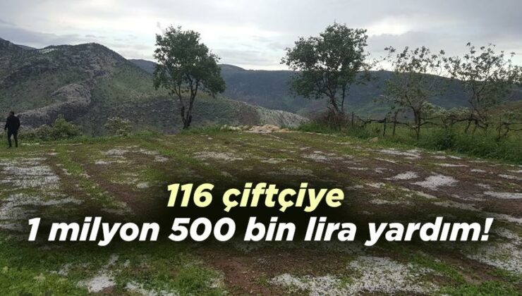 116 Çiftçiye 1 Milyon 500 Bin Lira Yardım