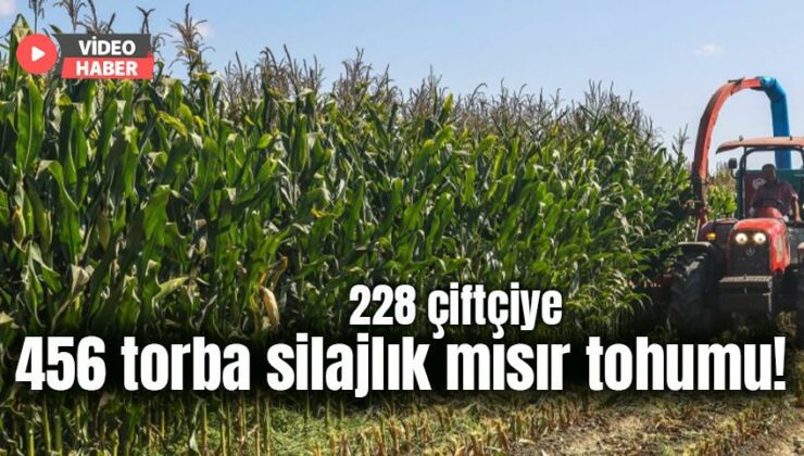 228 Çiftçiye 456 Torba Silajlık Mısır Tohumu!