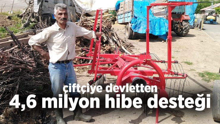 Çiftçiye Devletten 4,6 Milyon Hibe Desteği