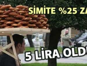 Simite %25 Zam! 5 Lira Oldu