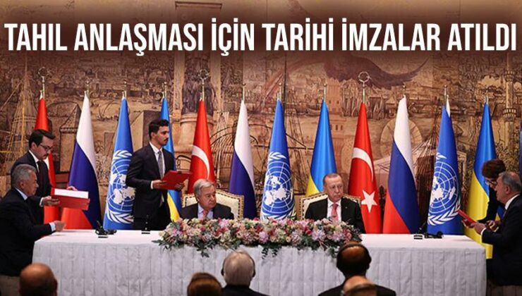 Tahıl Anlaşması Için Tarihi Imzalar Atıldı