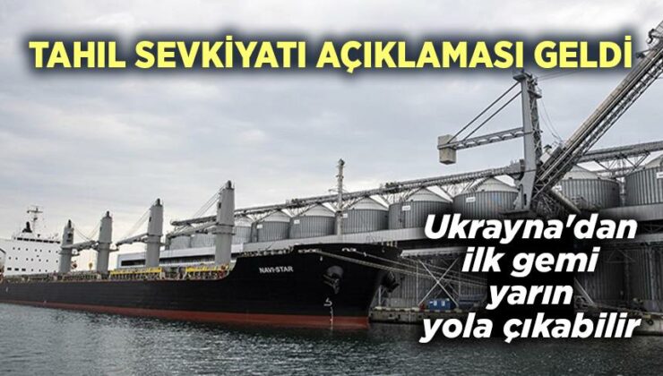 Tahıl Sevkiyatı Açıklaması Geldi