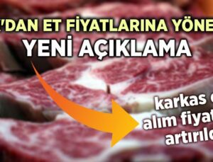 Esk’Dan Et Fiyatlarına Yönelik Yeni Açıklama