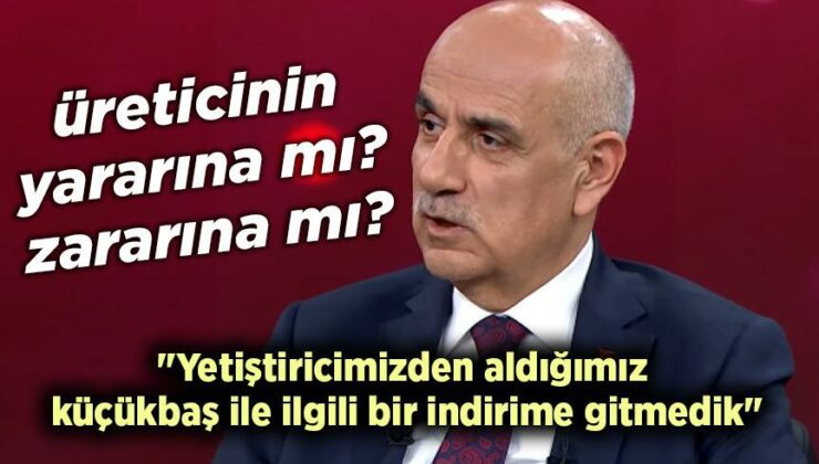 Kirişci: “Yetiştiricimizden Aldığımız Küçükbaş Ile Ilgili Bir Indirime Gitmedik”