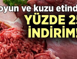 Koyun Ve Kuzu Etinde Yüzde 25 Indirim!