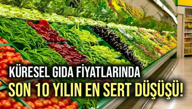 Küresel Gıda Fiyatlarında Son 10 Yılın En Sert Düşüşü!