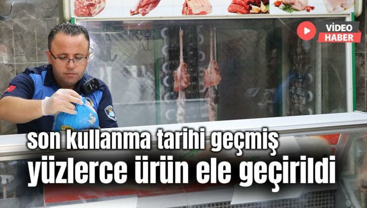 Son Kullanma Tarihi Geçmiş Yüzlerce Ürün Ele Geçirildi