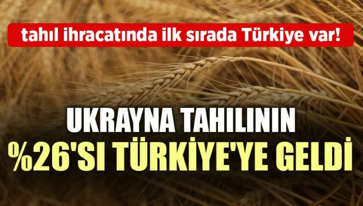 Tahıl Ihracatında Ilk Sırada Türkiye Var! Ukrayna Tahılının %26’Sı Türkiye’Ye Geldi