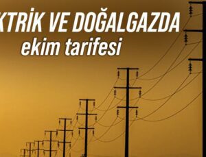 Elektrik Ve Doğalgazda Ekim Tarifesi