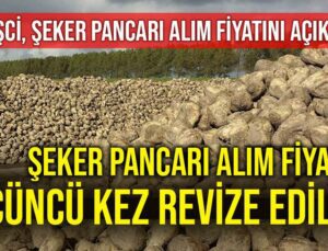 Kirişci, Şeker Pancarı Alım Fiyatını Açıkladı