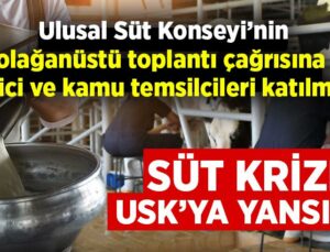 Ulusal Süt Konseyi’nin Olağanüstü Toplantı Çağrısına  Üretici Ve Kamu Temsilcileri Katılmadı!