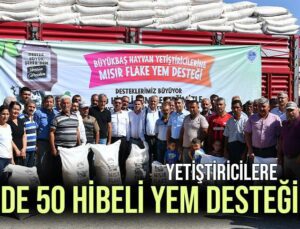 Yetiştiricilere Yüzde 50 Hibeli Yem Desteği