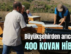 Büyükşehirden Arıcılara 400 Kovan Hibesi