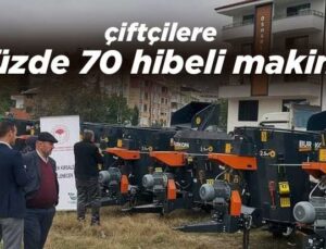 Çiftçilere Yüzde 70 Hibeli Makine