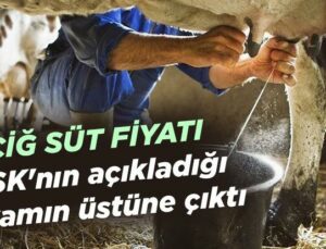 Çiğ Süt Fiyatı Usk’Nın Açıkladığı Rakamın Üstüne Çıktı