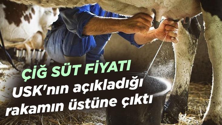 Çiğ Süt Fiyatı Usk’Nın Açıkladığı Rakamın Üstüne Çıktı