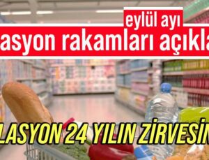 Eylül Ayı Enflasyon Rakamları Açıklandı