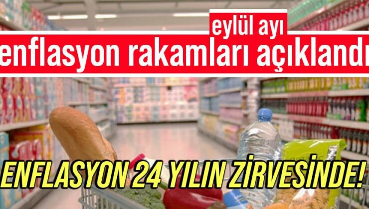 Eylül Ayı Enflasyon Rakamları Açıklandı