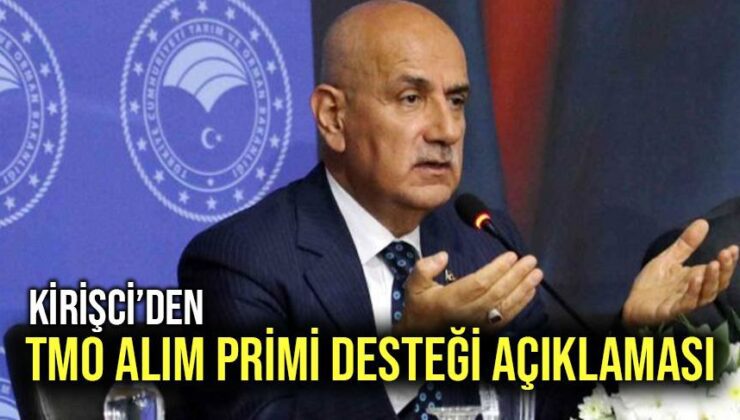 Kirişci’Den Tmo Alım Primi Desteği Açıklaması