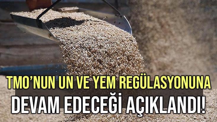 Tmo’Nun Un Ve Yem Regülasyonuna Devam Edeceği Açıklandı!