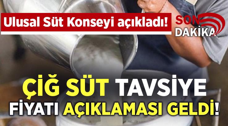 Ulusal Süt Konseyi’Nden Çiğ Süt Tavsiye Fiyatı Açıklaması Geldi!