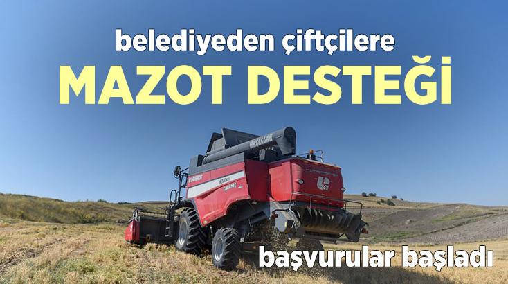 Belediyeden Çiftçilere Mazot Desteği