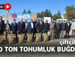 Çiftçilere 850 Ton Tohumluk Buğday