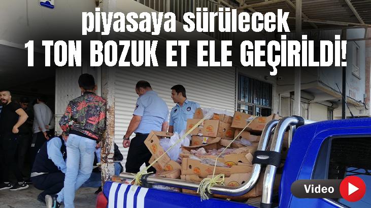 Piyasaya Sürülecek 1 Ton Bozuk Et Ele Geçirildi!