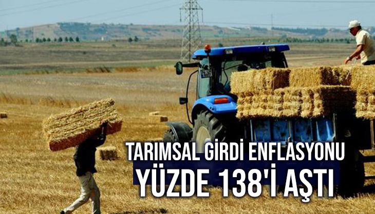 Tarımsal Girdi Enflasyonu Yüzde 138’I Aştı