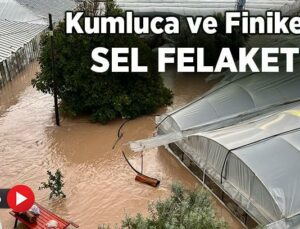 Kumluca Ve Finike’de Sel Felaketi