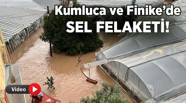 Kumluca Ve Finike’de Sel Felaketi