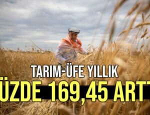 Tarım-Üfe Yıllık Yüzde 169,45 Arttı