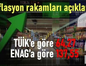 Enflasyon Rakamları Açıklandı: Tüi̇k’E Göre 64,27, Enag’a Göre 137,55