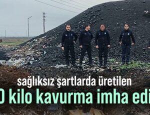 Sağlıksız Şartlarda Üretilen 250 Kilo Kavurma Imha Edildi