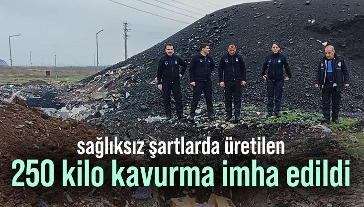 Sağlıksız Şartlarda Üretilen 250 Kilo Kavurma Imha Edildi